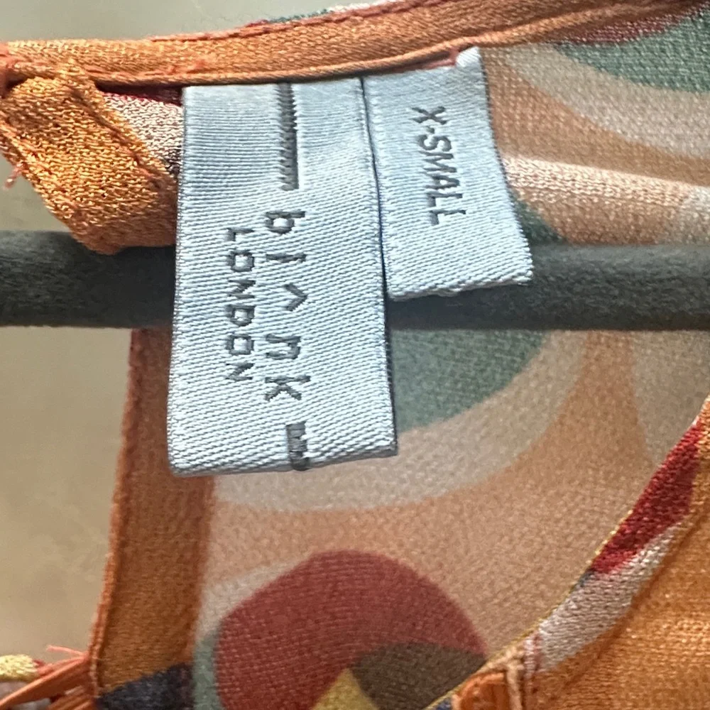 Anthropologie Colorful Geometric Patterned Women's Top - Picture 2 of 6